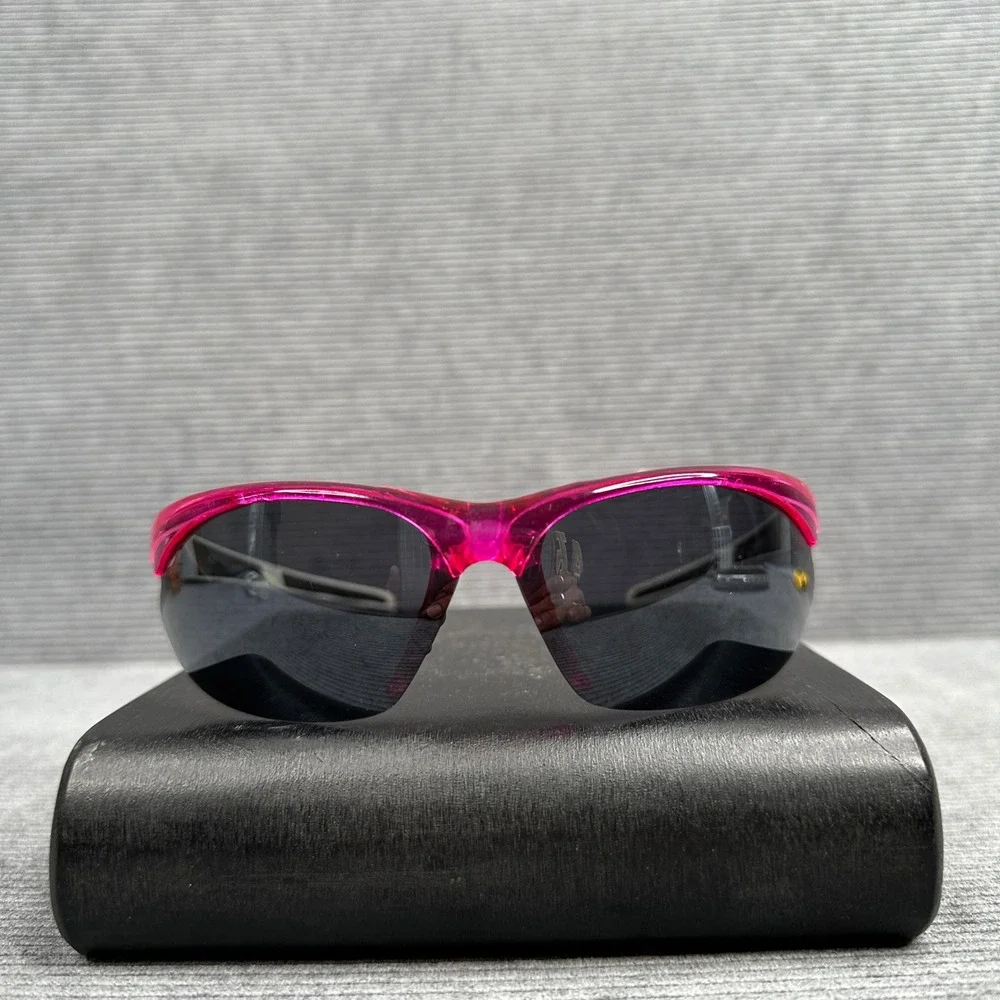 C9 by Champion Sport Y2K Sunglasses Pink White Wraparound C90000743 Mens Womens
